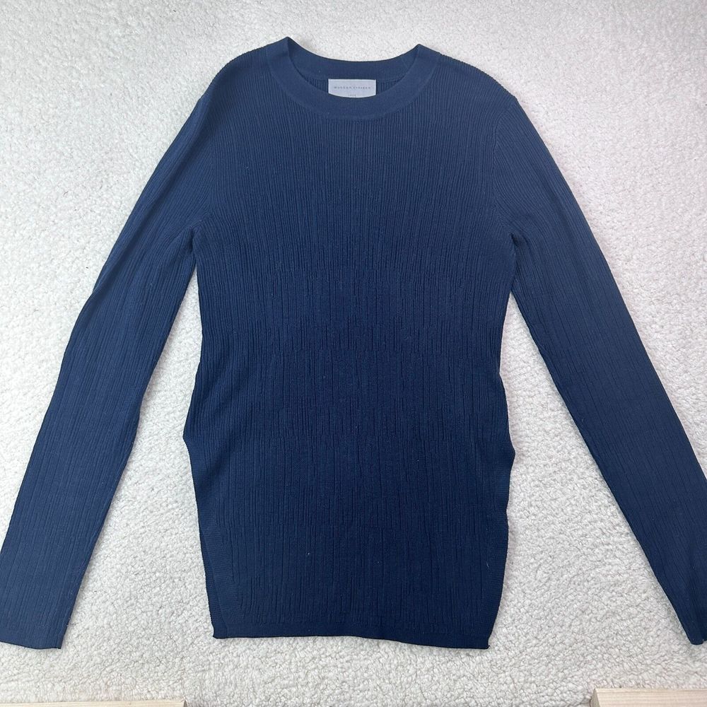 Modern Citizen Blue Crew Neck Sweater